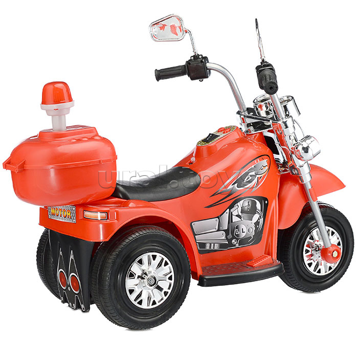 Детский электромотоцикл ROCKET «Чоппер»,1 мотор 20 ВТ, красный