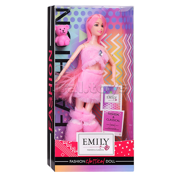 Кукла "София" с медведем, в коробке