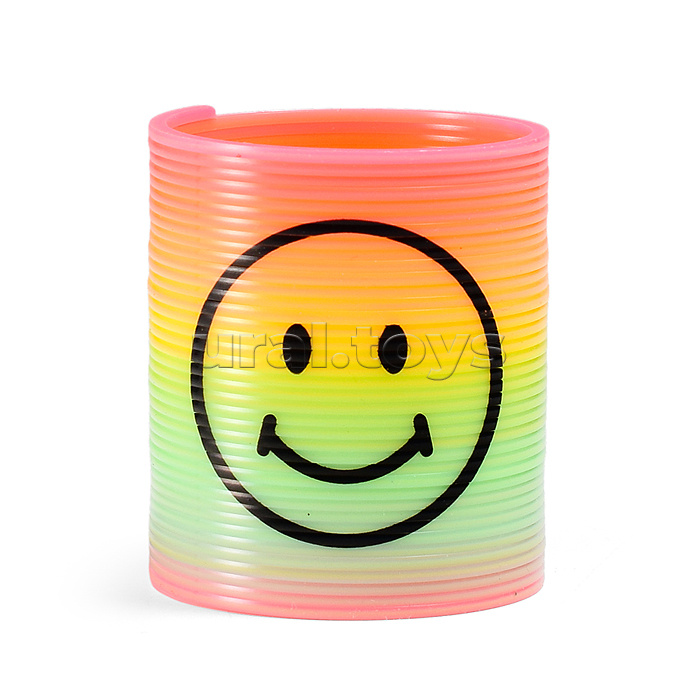 Игрушка-пружинка "Веселый смайлик"