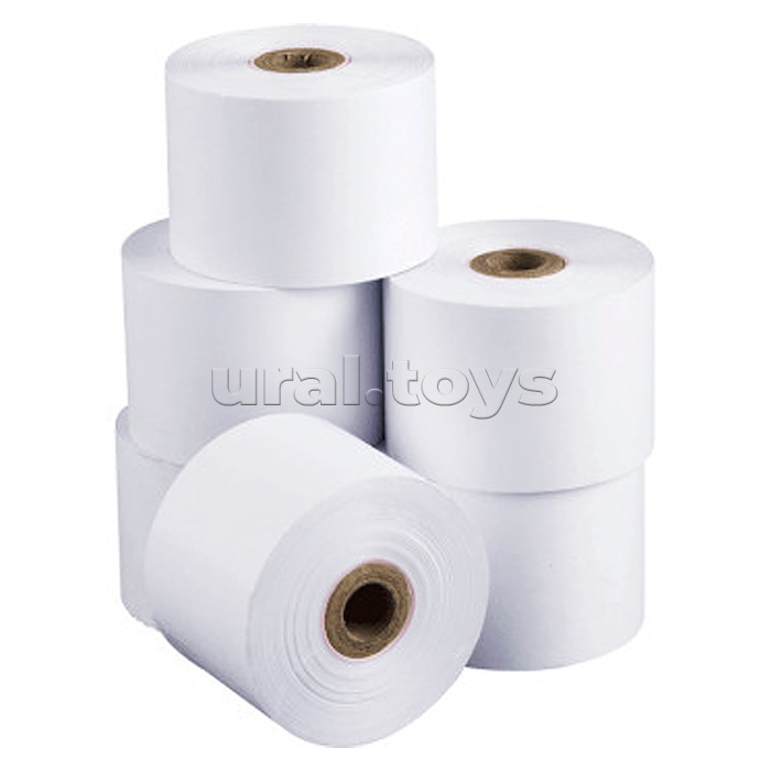 Чековая лента термочувствительная 44 г/м², 57ммx40мx12мм (40 м) термослой наружу