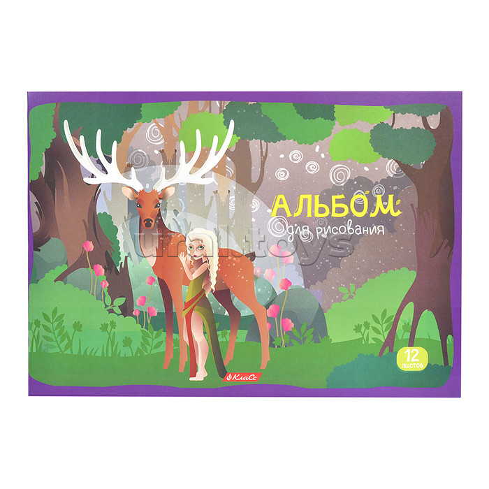 Альбом для рисования 12л. А4 "Таинственный лес" Альбом для рисования 12л. А4 "Таинственный лес"