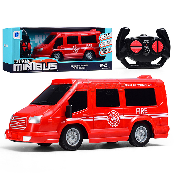 Машина "Пожарная служба" р/у, 27 MHz, в коробке