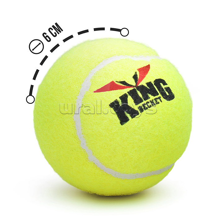 Набор мячей для большого тенниса (4 шт.) в тубусе