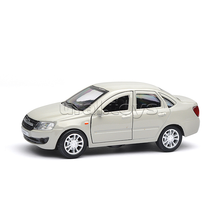 Машина металл LADA granta 11,5 см, (двери, серебристый) инерц, в коробке Машина металл LADA granta 11,5 см, (двери, серебристый) инерц, в коробке