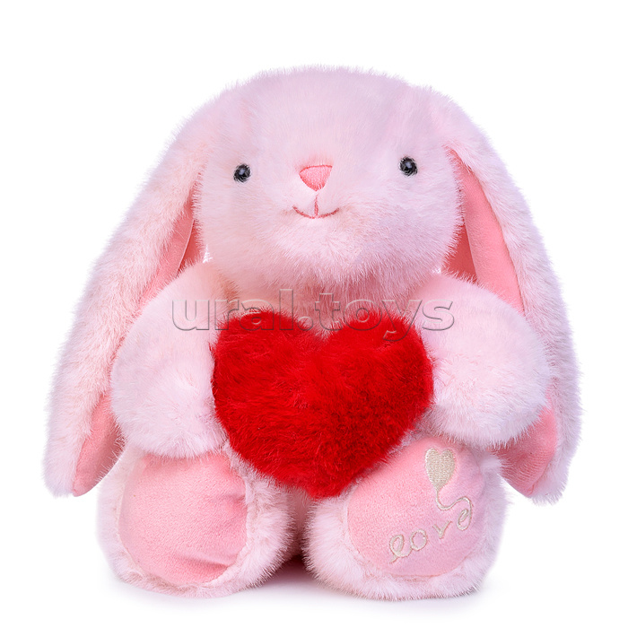 Мягкая игрушка "Заяц с сердечком" 22 см