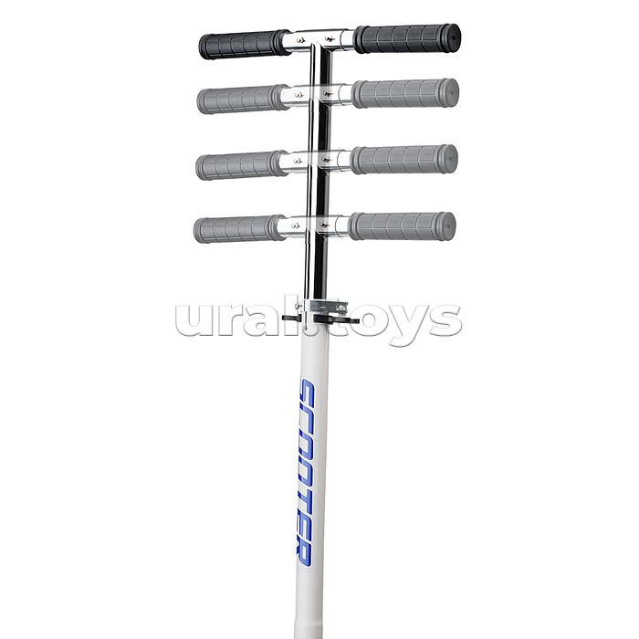 Самокат 2-х кол., белый, в коробке