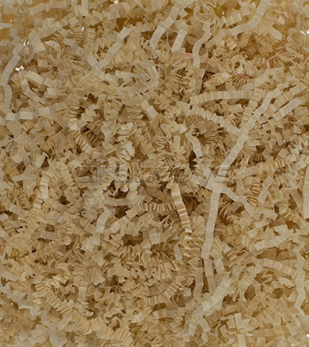 Наполнитель гофрированный бумажный для подарков 500 г, пергамент, в пластиковом пакете