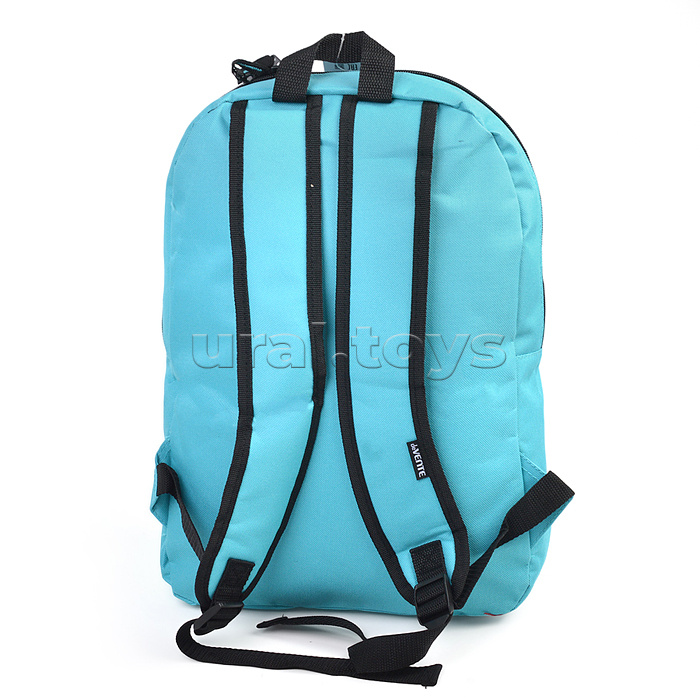 Рюкзак "Okay" подростковый 40x29x17 см (14 л) 250 г, 1 отделение на молнии, 1 передний карман, вышивка, бирюзовый
