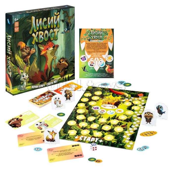 Игра детская настольная "Лисий хвост"
