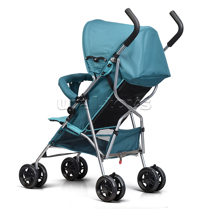 Детская прогулочная коляска-трость Prammy Teal, бирюзовый