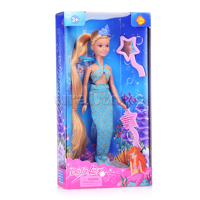Кукла "Принцесса русалка" с аксессуарами, в коробке