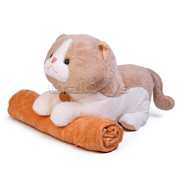 Мягкая игрушка "Кошка" с пледом