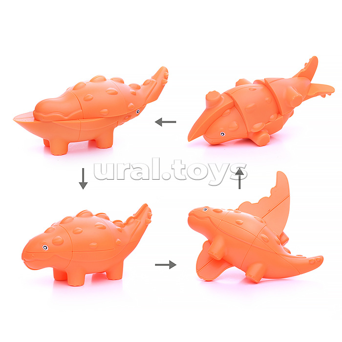 Динозавр-головоломка в коробке