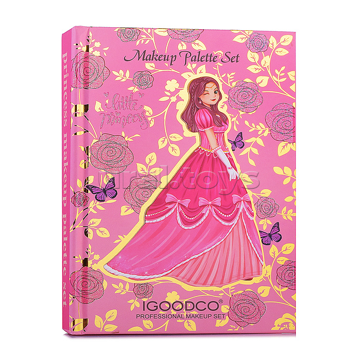 Косметика детская "Девочка в розовом платье" (палетка теней)