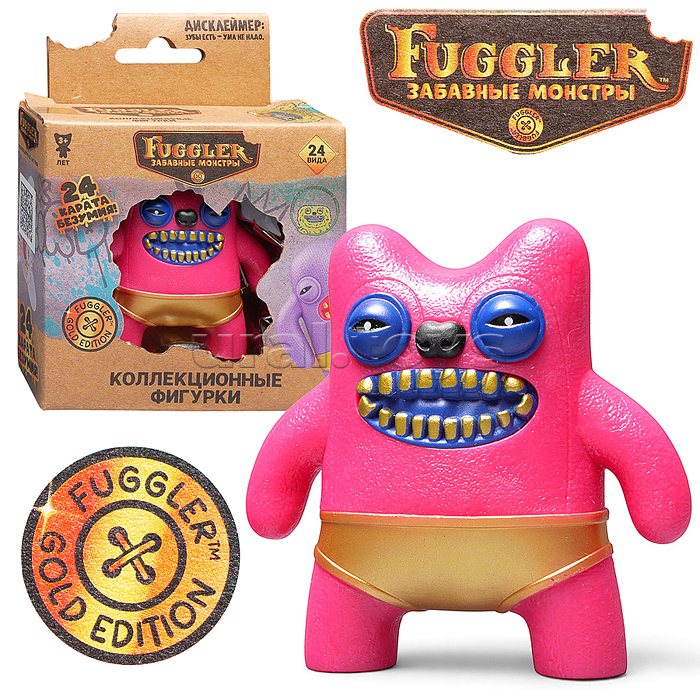 Коллекционная фигурка Полосатый Шалун, 1 шт. в коробке с окном, Fuggler Gold Edition