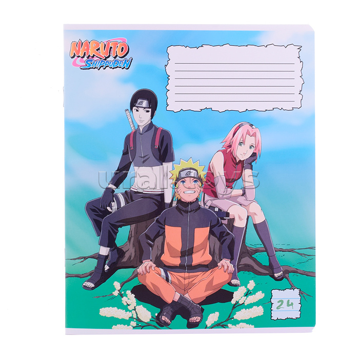 Тетрадь 24 л., линия А5 "Naruto"