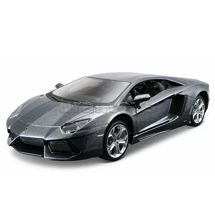 DIY машинка с отверткой die-cast Lamborghini Aventador LP 700-4, 1:24, серая