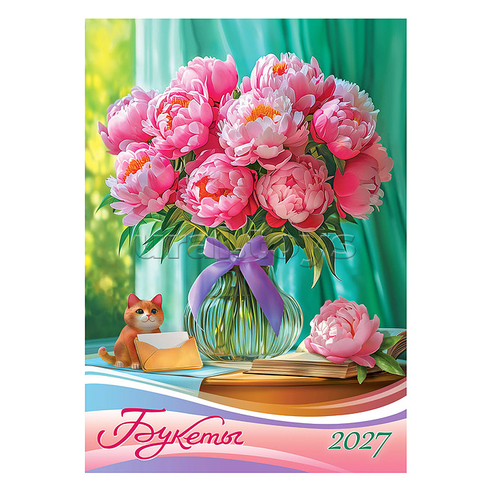 Календарь ригельный "Цветы. Букеты"