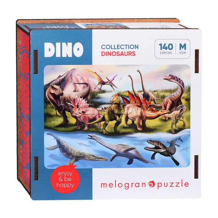 Пазлы 140 "Мир динозавров" Collection DINOSAURS.