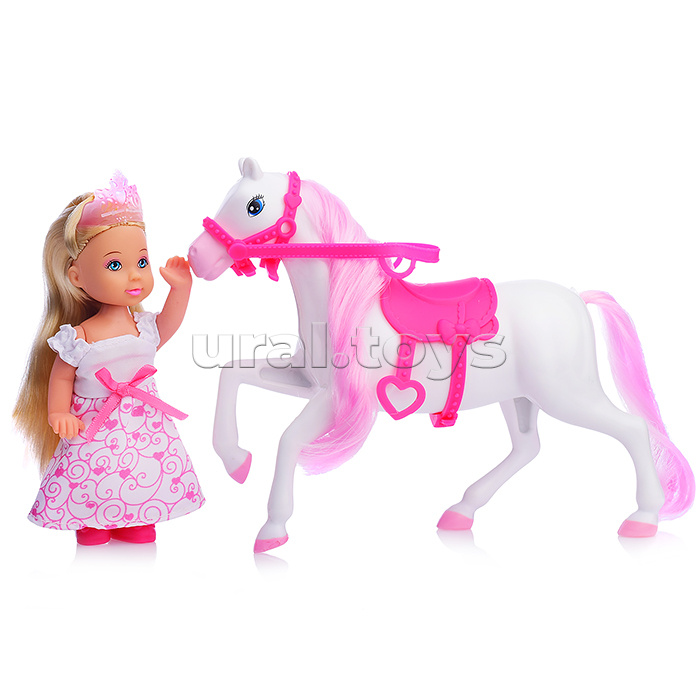 Кукла с лошадкой, в коробке