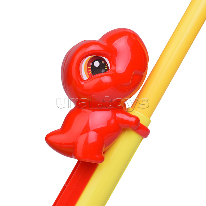 Каталка 536 "Мама динозавр и малыш" в пакете