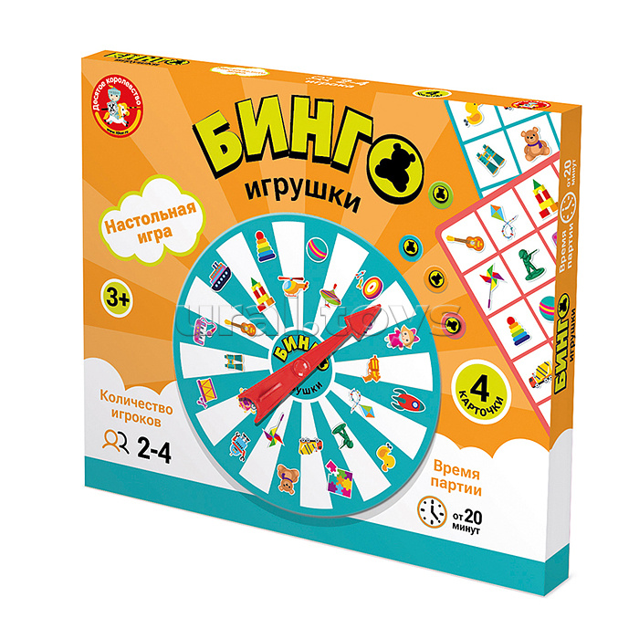 Игра настольная "Бинго.Игрушки" Игра настольная "Бинго.Игрушки"