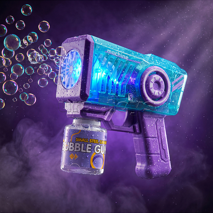 Бластер для мыльных пузырей P163 "Mist Blaster" в коробке