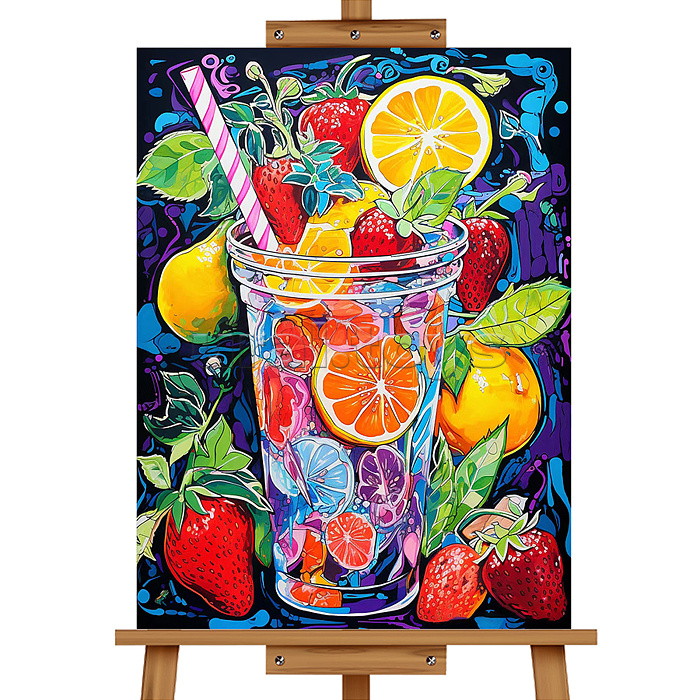 Набор для рисования "Картина по номерам 40х50 см. "Летний фреш"