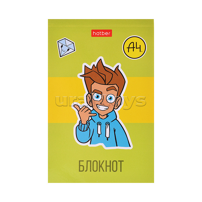 Блокнот А7 48л клетка "Влад А4" в Дисплее  52 шт