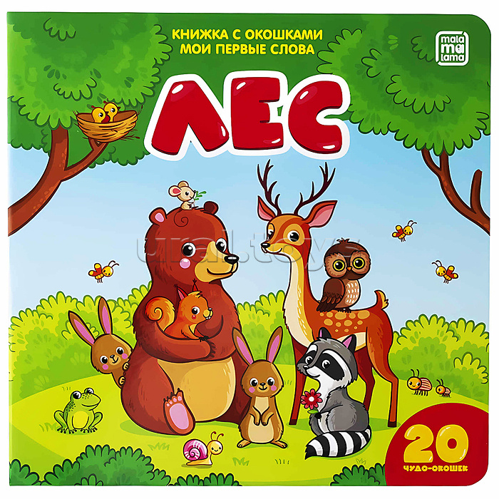 Книжка с окошками Мои первые слова: Лес