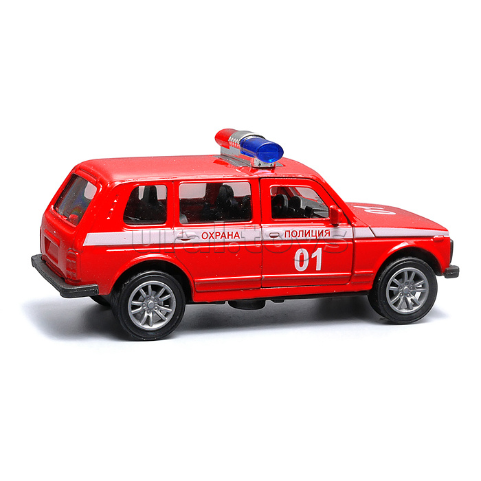 Пожарная охрана инерционная машинка вид В die-cast , 1:32