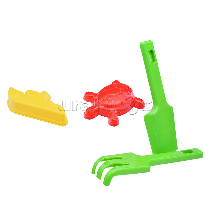 Авто Мини Самосвал + Песочный набор (2фор.+лоп.+гр.)