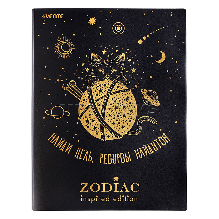 Папка с 020 вкладышами A4 "Zodiac" A4 (235x310x15 мм) 400 мкм, тиснение фольгой, вкладыши 30 мкм, с внутренним карманом 160 мкм, индивидуальная упаковка Папка с 020 вкладышами A4 "Zodiac" A4 (235x310x15 мм) 400 мкм, тиснение фольгой, вкладыши 30 мкм, с внутренним карманом 160 мкм, индивидуальная упаковка