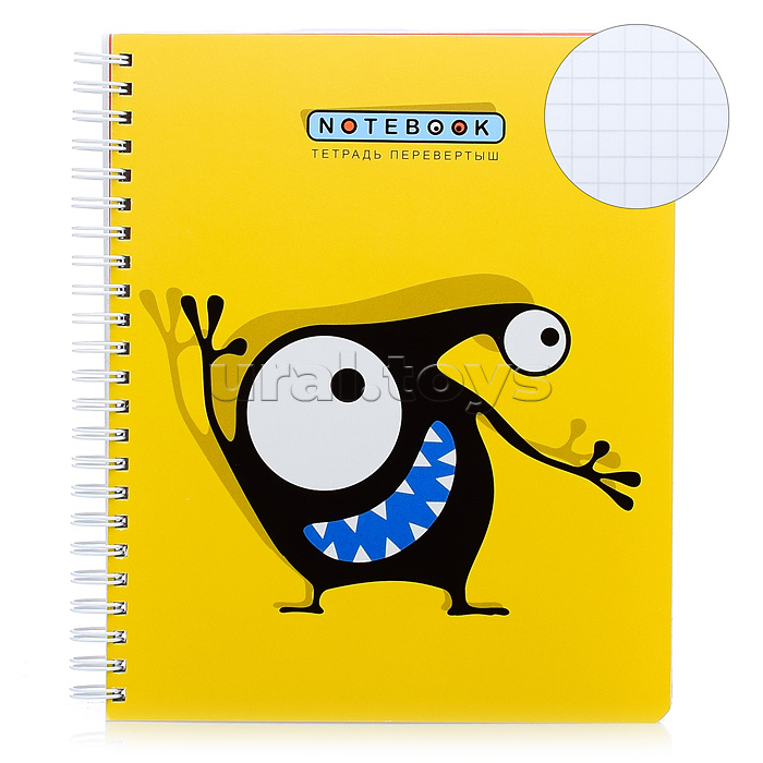 Тетрадь 96л клетка/линия А5 гребень S Перевертыш Кляксоиды Тетрадь 96л клетка/линия А5 гребень S Перевертыш Кляксоиды