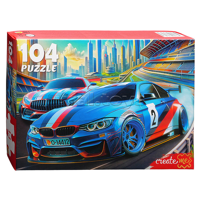 Пазлы 104 "Крутые гонки"