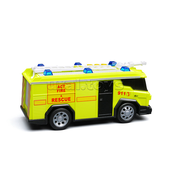Машина "Пожарная" 1:32 (свет, звук) в коробке