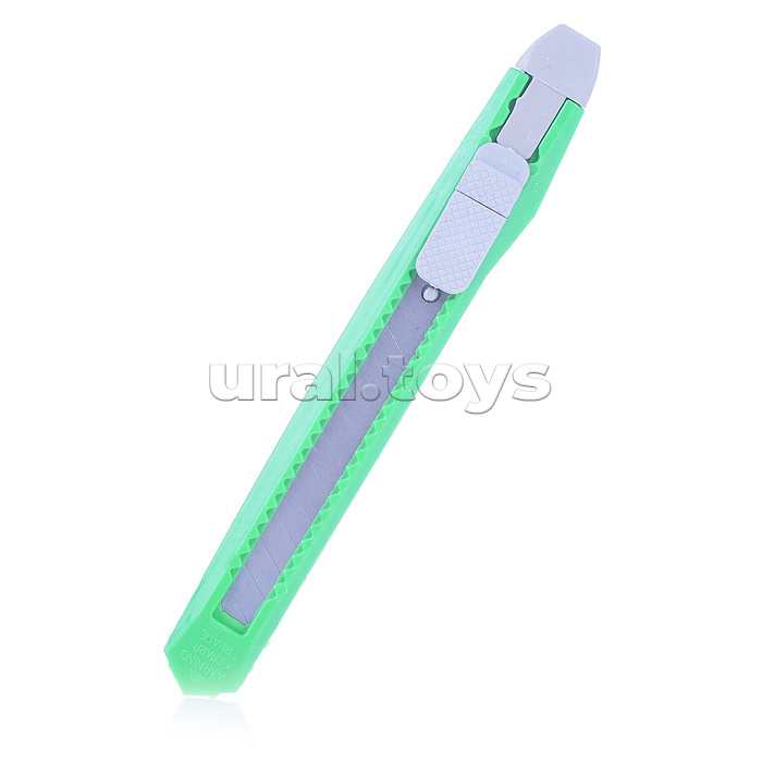 Нож канцелярский 9мм, с фиксатором, европодвес