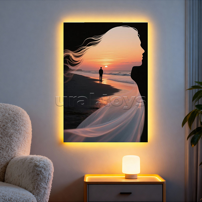 Мозаика алмазная "Расстояние" 40*30 см.