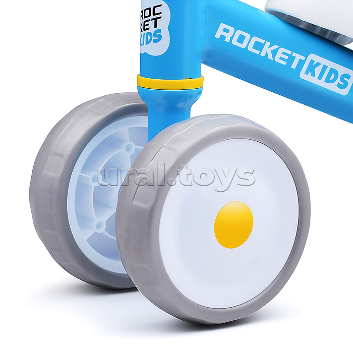 Беговел трехколесный Rocket 134-BL, колеса EVA, цвет синий