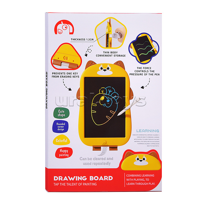 Доска для рисования "Мишка" в коробке