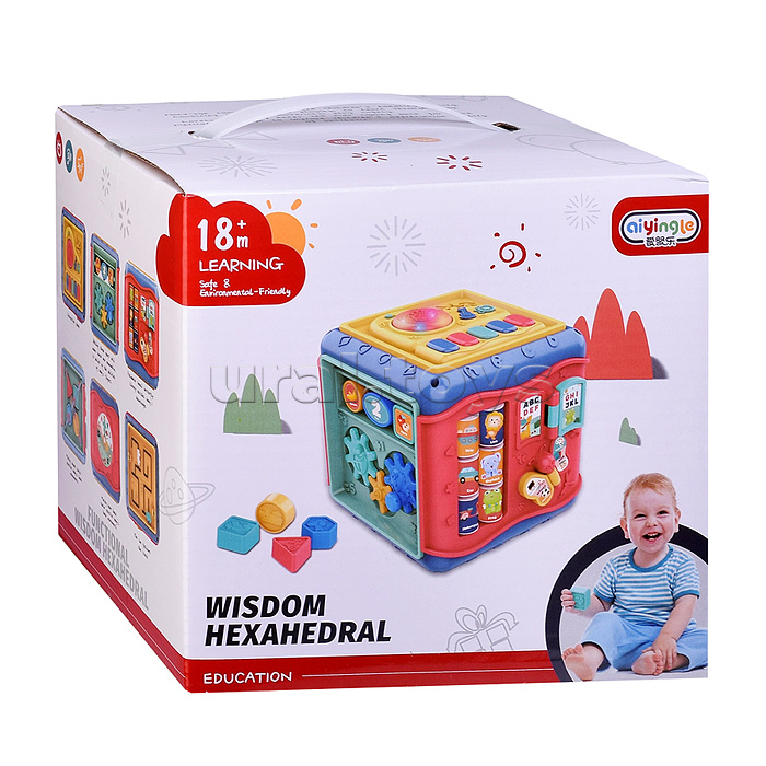 Куб развивающий "Чудо-куб" в коробке