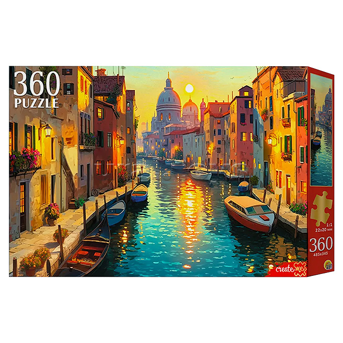 Пазлы 360 "Венецианский канал"