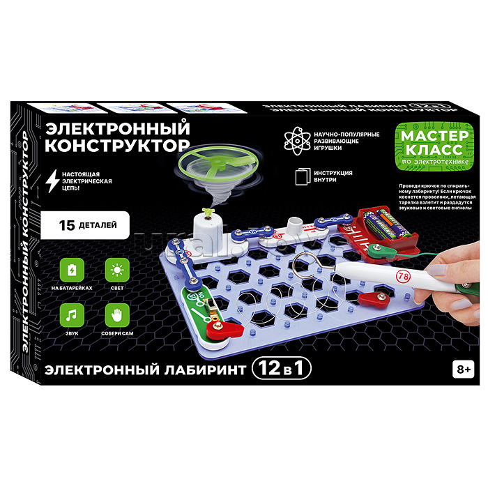 Электронный конструктор MK0015 "Лабиринт 12в1"