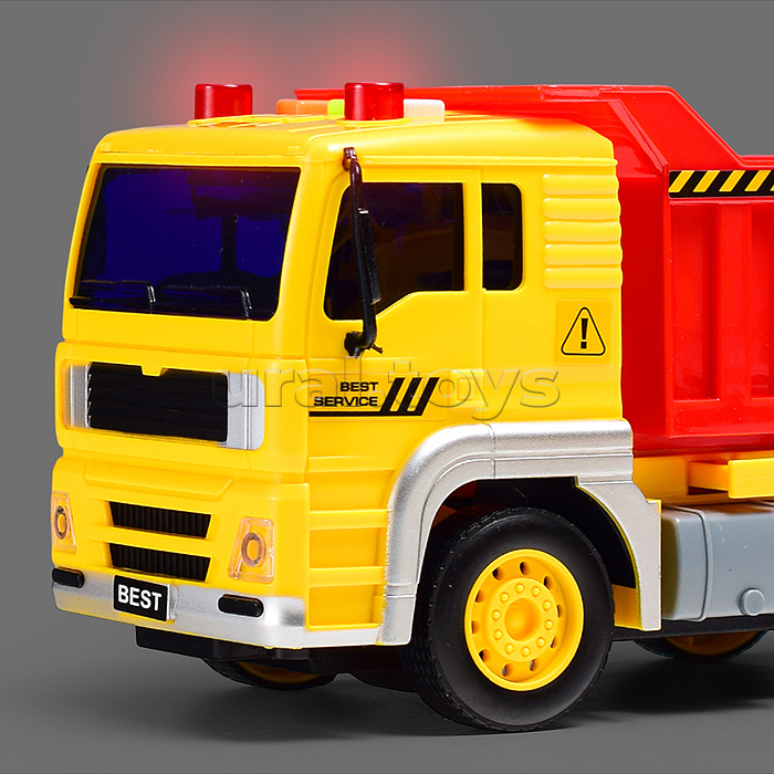 Набор машин "Строительная техника" 1:20 (свет, звук) в коробке