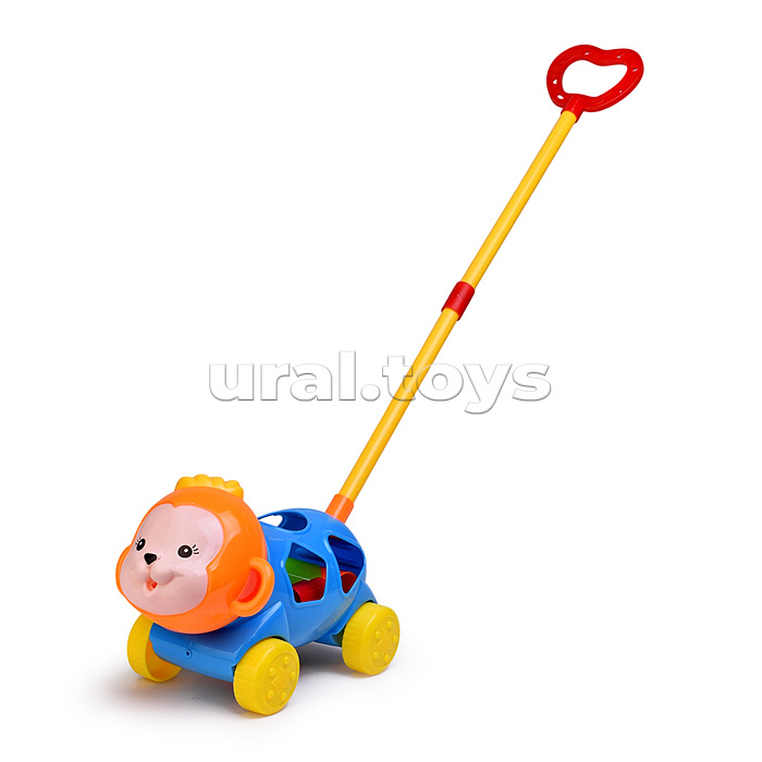 Каталка 9204 "Обезьянка" (головоломка с блоками) в пакете