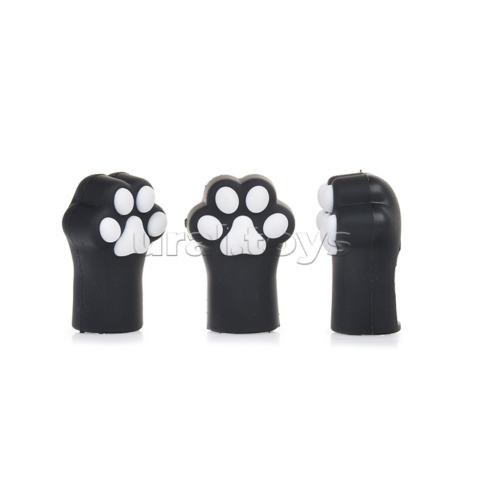 Точилка для карандашей "Cat Paw" 28x21x42 мм, 1 отверстие, пластиковая с покрытием Soft Touch.