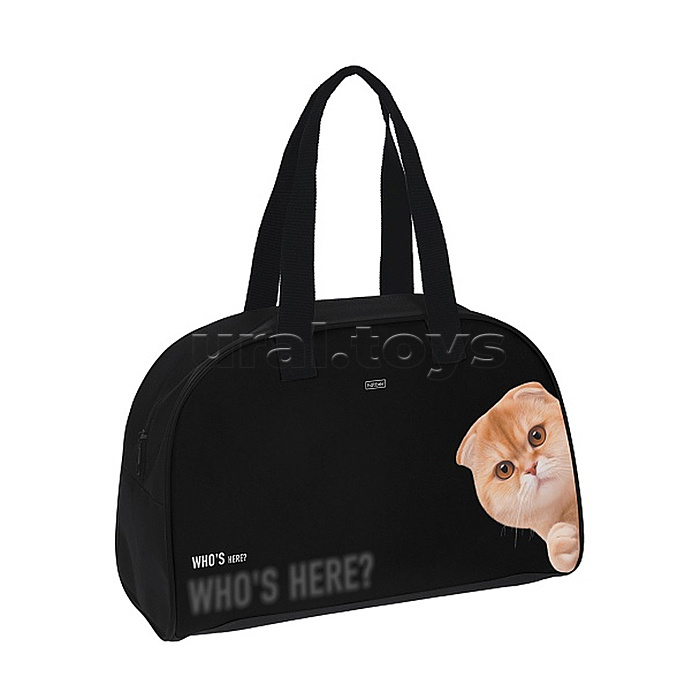 Сумка текстильная 34х22х14см "Кто здесь?"