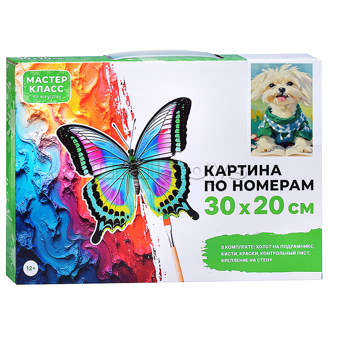 Картина по номерам "Читатель" 30х20 см.