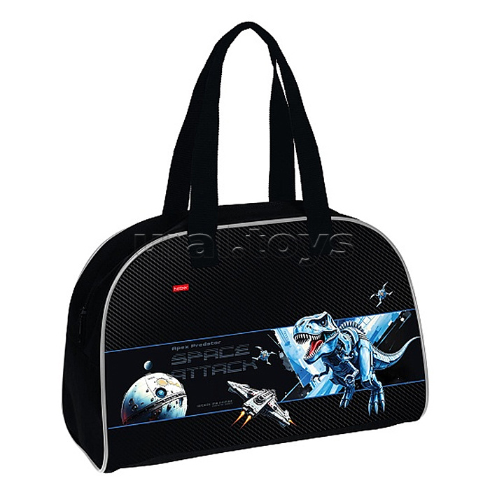 Сумка текстильная 34х22х14см "Космический динозавр"
