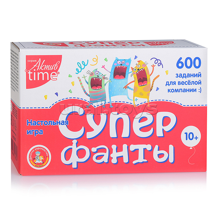 Игра настольная Супер фанты (600 заданий ). Серия АКТИВ time